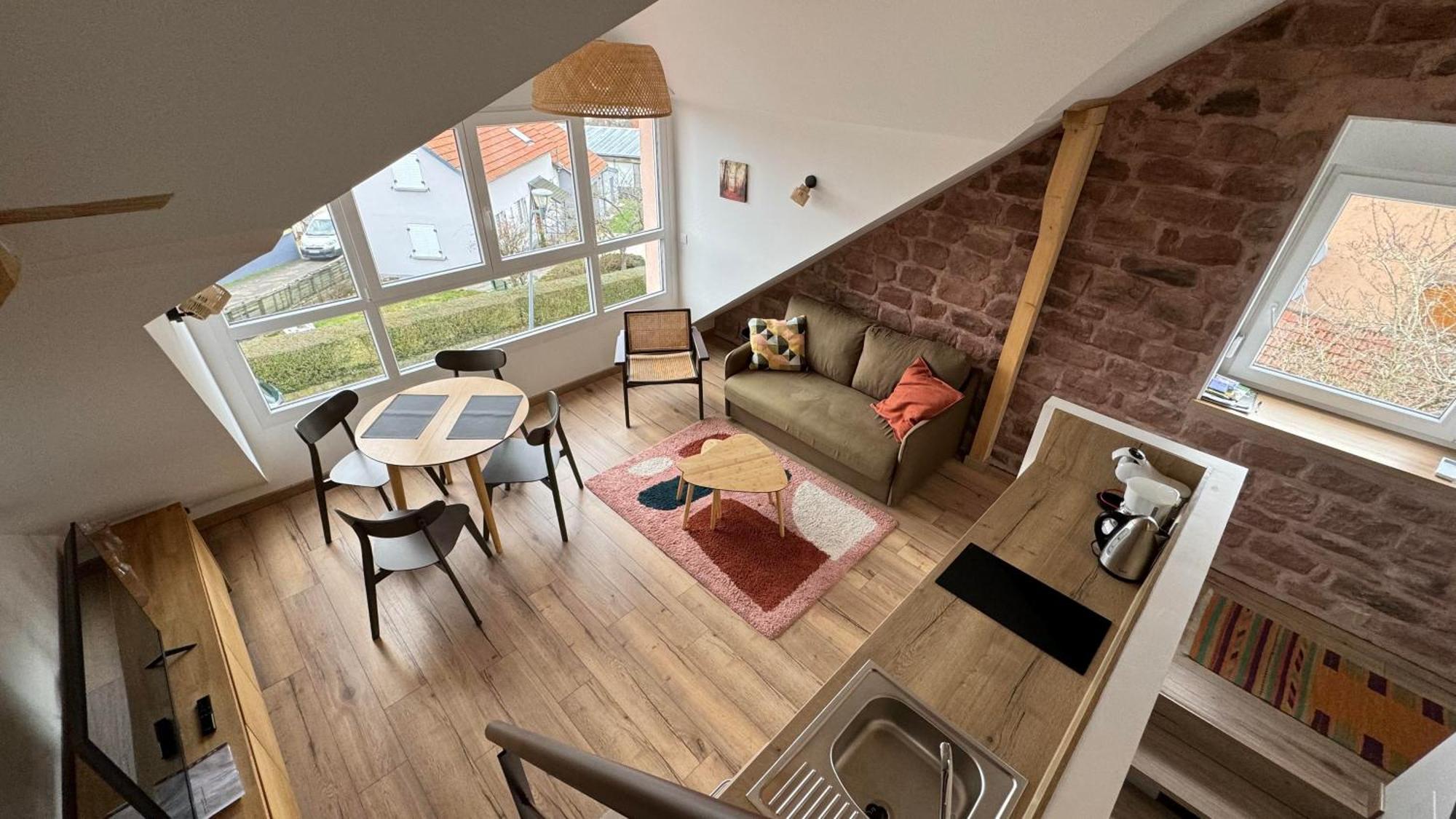 Appartement Le Pommier - Appt Avec Jardin Partage à Puberg Extérieur photo